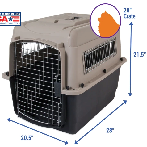 IATA compliant Petmate Ultra Vari kennel Sky Kennel Crates