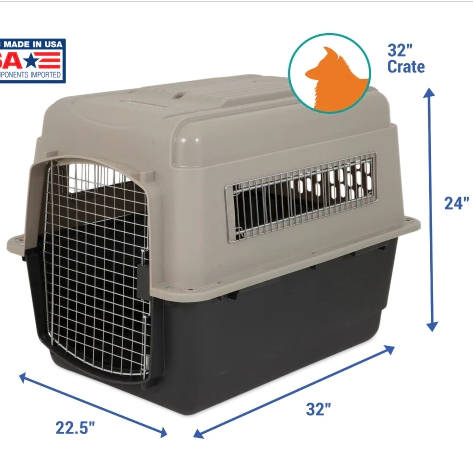 IATA compliant Petmate Ultra Vari kennel Sky Kennel Crates