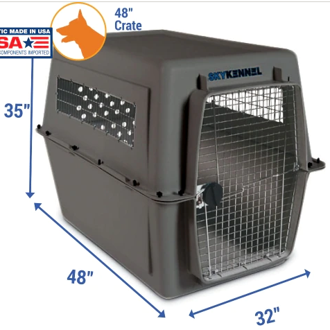 IATA compliant Petmate Ultra Vari kennel Sky Kennel Crates Anvis Inc